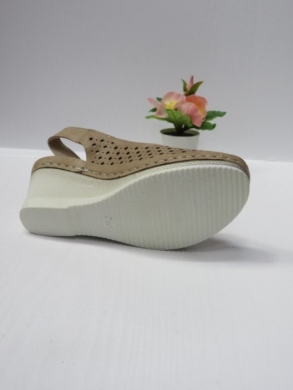 Sandały damskie na koturnie (36-41) 0545 BEIGE