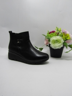 Botki damskie ocieplane na koturnie (36-41) HL61707 BL