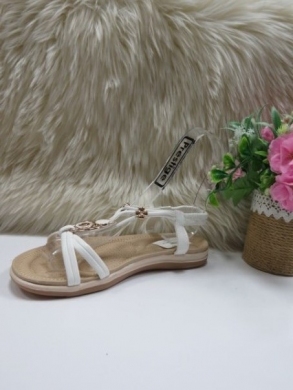 Sandały damskie na płaskim (36-41) FY6892 WHITE