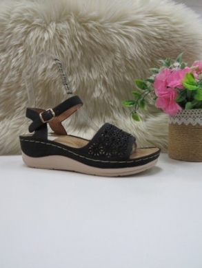Sandały damskie na koturnie (36-41) Z-20 BLACK