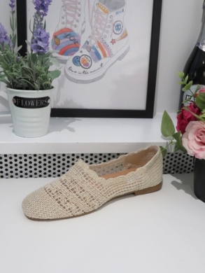 Mokasyny damskie na płaskim (36-41) 3699 BEIGE