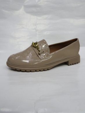 Mokasyny damskie na płaskim (36-41) W-223 KHAKI