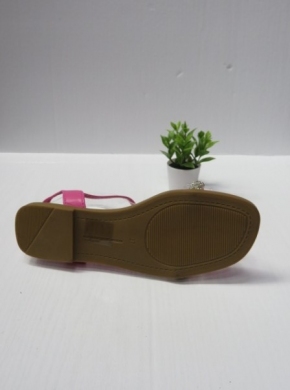 Sandały damskie na płaskim (36-41) F-63 FUSHIA