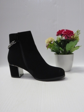 Botki damskie ocieplane na obcasie (36-41) XPL-2318 BLACK