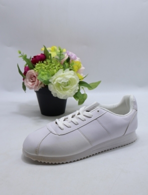 Buty sportowe damskie na płaskim (36-41) D06-P3 PURE/WH