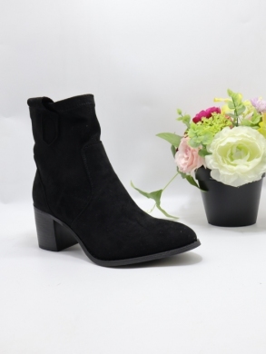 Botki damskie na obcasie (36-41) F6260 BL