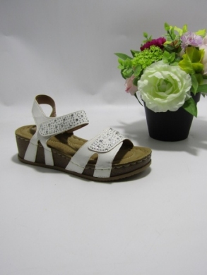 Sandały damskie na koturnie (36-41) YT41 WHITE