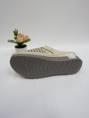 Klapki damskie na koturnie (36-42) W515-7 BEIGE