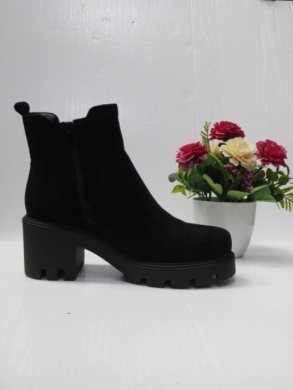 Botki damskie ocieplane na obcasie (36-41) AM5713 BLACK