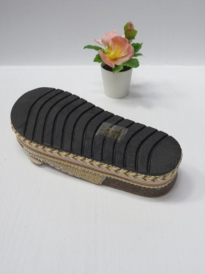 Klapki damskie na koturnie (36-41) X-19 BEIGE