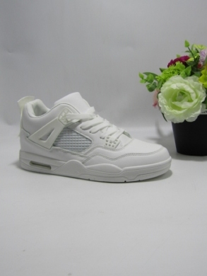 Buty sportowe młodzieżowe (36-41) D660-K ALLWHITE