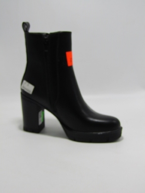 Botki damskie ocieplane na obcasie (36-41) DES627D BLACK