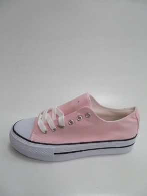 Trampki damskie na płaskim (36-41) XL33 PINK