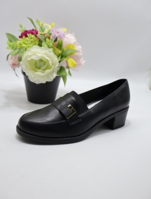 Półbuty damskie na obcasie (36-41) 1544 BLACK