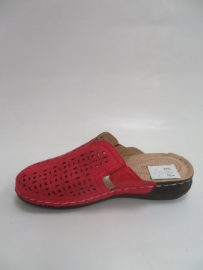 Klapki damskie na płaskim (37-42) 812 RED