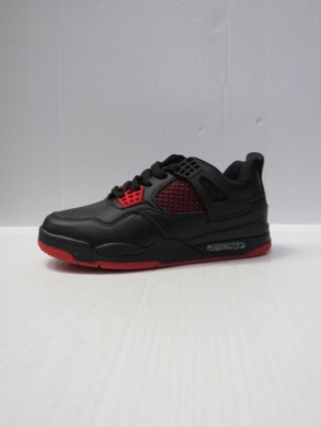 Buty sportowe młodzieżowe (36-41) D023-25 BLACK/RED