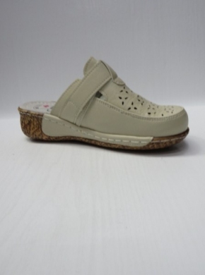 Klapki damskie na koturnie (36-42) B6-5 BEIGE