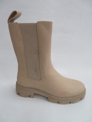 Kozaki damskie jesienne na płaskim (36-41) DE317 BEIGE
