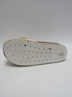 Klapki damskie na koturnie (36-41) DF853 BEIGE