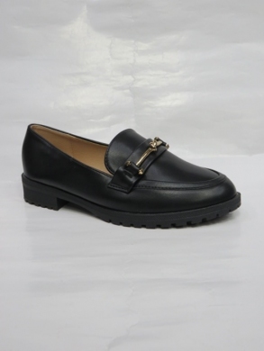 Mokasyny damskie na płaskim (36-41) W-201 BLACK