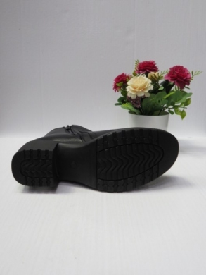 Botki damskie ocieplane na obcasie (36-41) JF-53 BLACK