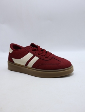 Buty sportowe damskie na płaskim (36-41) 1212 WINE