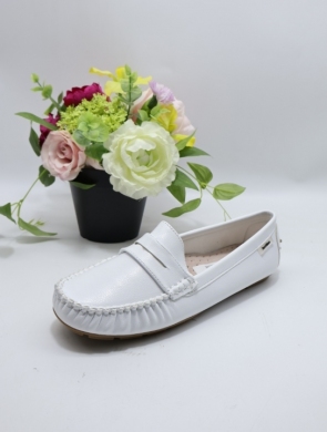 Mokasyny damskie na płaskim (36-41) HJJ-03 WHITE