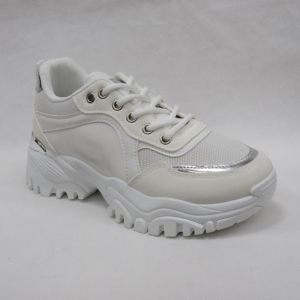 Buty sportowe damskie na płaskim (36-41) 205206 WHITE