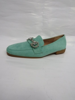 Mokasyny damskie na płaskim (36-41) H8-257 GREEN