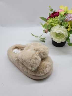 Kapcie damskie ocieplane (36-41) BNB-12 KHAKI