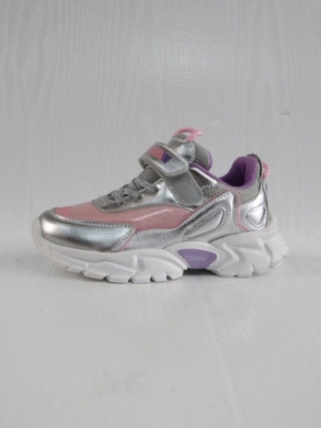 Buty sportowe dziewczęce (27-32) E87 SILVER/PINK