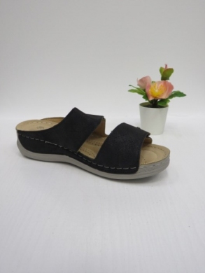 Klapki damskie na koturnie (36-41) HU501 BLACK