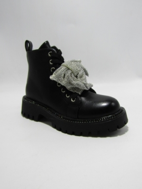 Botki damskie na płaskim (36-41) 7603A BLACK