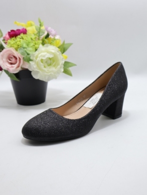 Czółenki damskie na obcasie (36-41) YO-720 BLACK