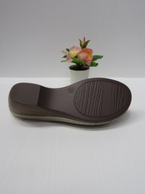 Sandały damskie na koturnie (36-41) 0534 BEIGE