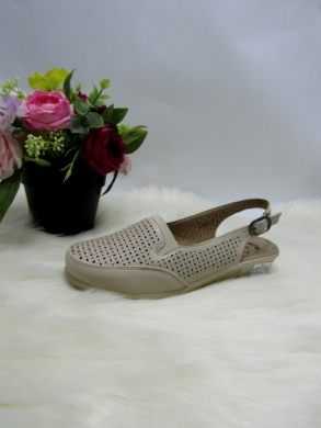 Sandały damskie na obcasie (36-41) J33-2 BEIGE