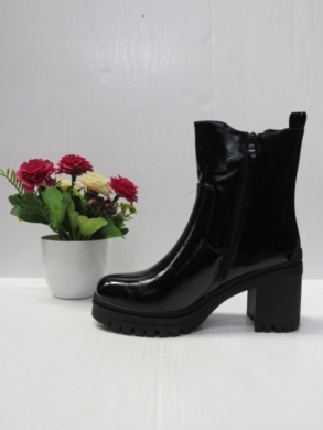 Botki damskie ocieplane na obcasie (36-41) HB-256 BLACK
