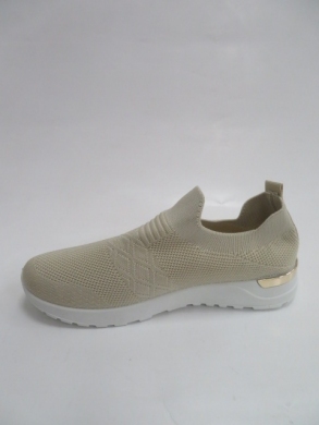 Buty sportowe damskie na płaskim (36-41) 9021-SP BEIGE