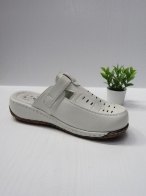 Klapki damskie na koturnie (36-42) J314 WHITE