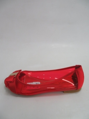 Baleriny Damskie na płaskim (36-41) 588-11 RED