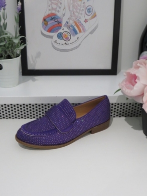 Mokasyny damskie na płaskim (36-41) 3669 PURPLE