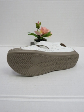 Sandały damskie na koturnie (36-41) 92072-8 WHITE
