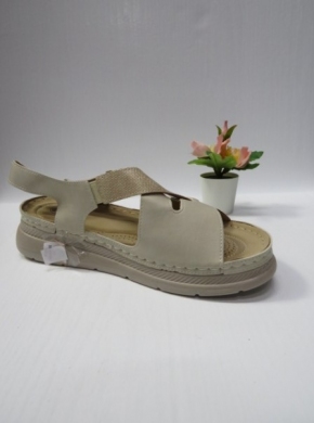 Sandały damskie na koturnie (39-43) DT21-2 BEIGE