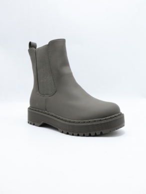 Botki dziewczęce ocieplane (30-36) KC-11 OLIVE