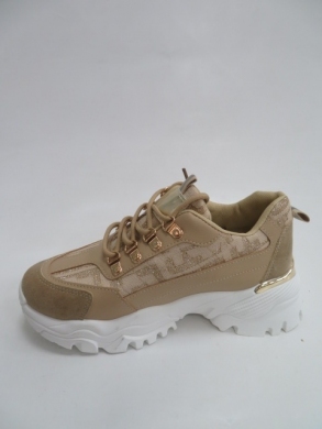 Sneakersy damskie niskie (36-41) AB900 KHAKI