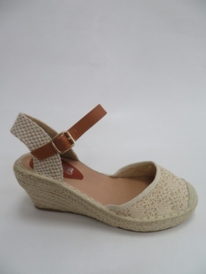 Sandały Damskie na koturnie (36-41) ZZ-13 BEIGE