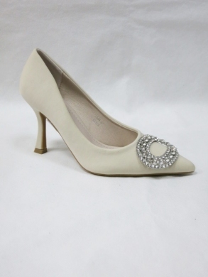 Czółenki damskie na szpilce (36-41) T549 BEIGE