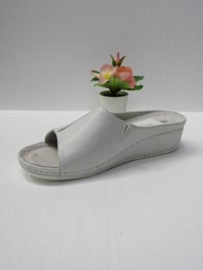 Klapki damskie na koturnie (36-41) 7AA221 SILVER