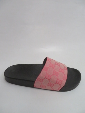 Klapki damskie na płaskim (36-41) 383-028 PINK