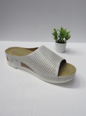 Klapki damskie na koturnie (36-41) N22-881 SILVER